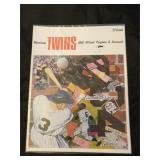 1968 Minnesota Twins Program and Scorecard