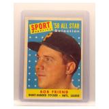Bob Friend 1958 Topps All-Star