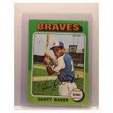 Dusty Baker 1975 Topps