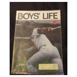 Hank Aaron 1972 Boys Life Magazine