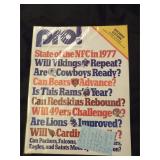 Chicago Bears vs Cleveland Browns 1977 Program