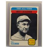 Ty Cobb 1973 Topps All-Time Hit Leader