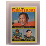 Larry Csonka 1972 Topps Rushing Leaders
