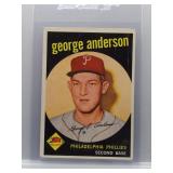 George Sparky Anderson 1959 Topps Rookie