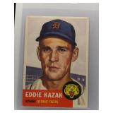 Eddie Kazak 1953 Topps