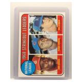 Bob Gibson / Fergie Jenkins 1969 Topps Strkeout...