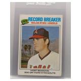 Nolan Ryan 1977 Topps Record Breaker