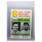 1979 Topps Walter Johnson All-Time Record