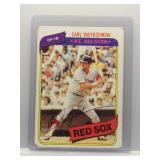 Carl Yastrzemski 1980 Topps All-Star
