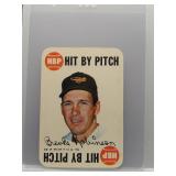 Brooks Robinson Hit By Pitch 1968 Topps Game