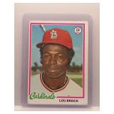 Lou Brock 1978 Topps