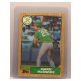 Mark McGwire 1987 Topps Rookie