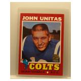 John Unitas 1971 Topps Commemerative Series