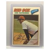 Carl Yastrzemski 1977 Topps Sticker