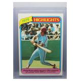 1980 Topps Pete Rose Highlights