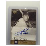 Tom Tresh 2004 Upper Deck Classic Scripts Auto