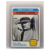 Walter Johnson 1973 Topps All-Time Strikeout...