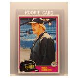 Kirk Gibson 1981 Topps Rookie