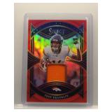 Troy Franklin 2024 Select Rookie Swatches Red