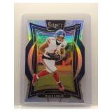 Malik Nabers 2024 Select Silver Die Cut Rookie