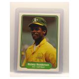 Rickey Henderson 1982 Fleer