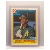 Rickey Henderson 1984 Topps Ralston Purina