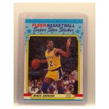 Magic Johnson 1988 Fleer Super Star Stickers