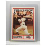 Hank Aaron 1982 TCMA Baseball's Greatest
