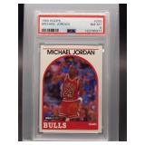Michael Jordan 1989 Hoops PSA 8