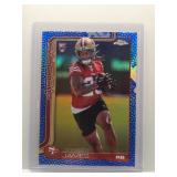 Jordan James 2025 Topps Chrome Blue Leather RC...