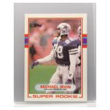 Michael Irvin 1989 Topps Super Rookie