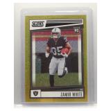 Zamir White 2022 Score Rookie Yellow /225