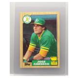 Jose Canseco 1987 Topps All-Star Rookie