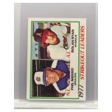 Phil Niekro / Nolan Ryan 1978 Topps Strikeout...