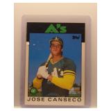 Jose Canseco 1986 Topps Traded Rookie