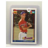Chipper Jones 1991 Topps