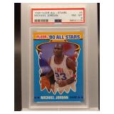 Michael Jordan 1990 Fleer All-Stars PSA 8