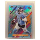 Cam Ward 2025 Topps Finest Blue Refractor RC /150