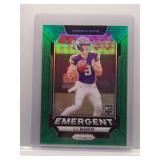 J.J. McCarthy 2024 Prizm Emergent Rookie Green