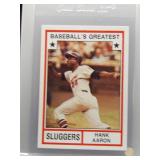 Hank Aaron 1982 TCMA Baseball's Greatest