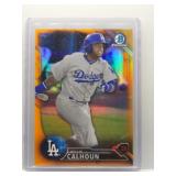 Willie Calhoun 2016 Bowman Chrome Orange /25