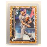 Aaron Judge 2025 Topps Holiday Lights Insert