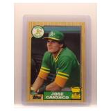 Jose Canseco 1987 Topps All-Star Rookie