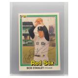 Bob Stanley 1981 Donruss Auto