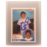 Steve Crawford 1983 Topps Auto