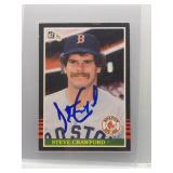 Steve Crawford 1985 Donruss Auto
