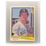Tom Burgmeier 1982 Donruss Auto