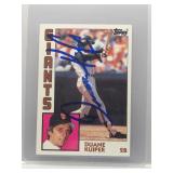 Duane Kuiper 1984 Topps Auto