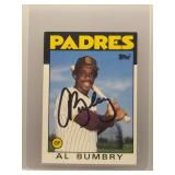 Al Bumbry 1986 Topps Auto