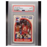 Michael Jordan 1989 Hoops All Star PSA 8